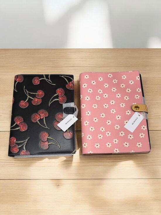 Coach Handbags - NWT Coach CDB79 Cherry Print & CFA42 Floral Print Notebook Bundle